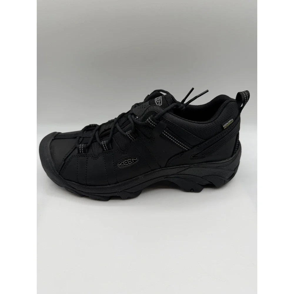 KEEN Men's Targhee II Waterproof Hiking Shoes,Men's 11 WIDE, EU 44.5 W,Black,NIB